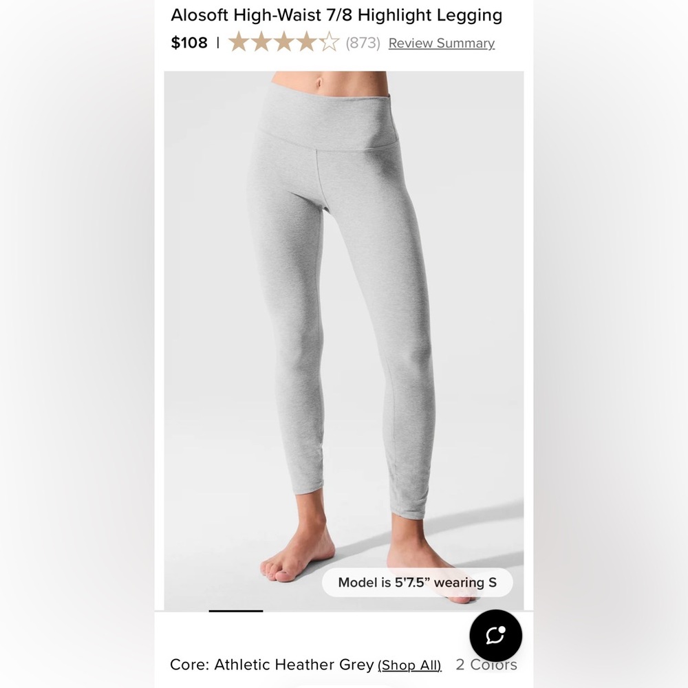Alo soft highlight legging